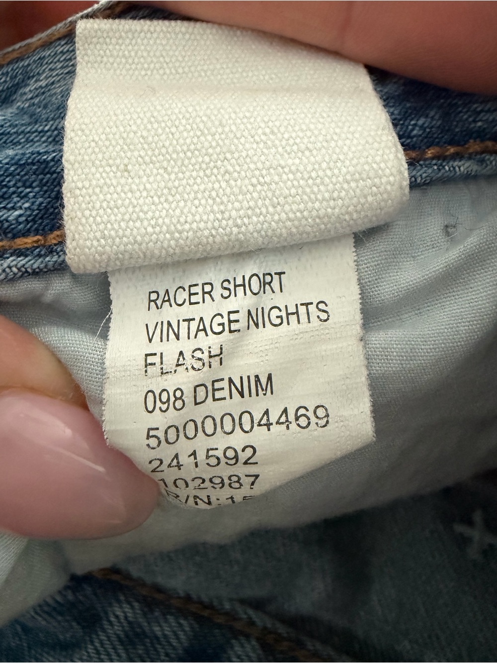 Ksubi Racer Shorts Denim Vintage Nights - Picture 4 of 4